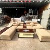 Bộ Sofa Góc L 3m25 Kèm Ghế Đôn Nhỏ 85cm Cũ
