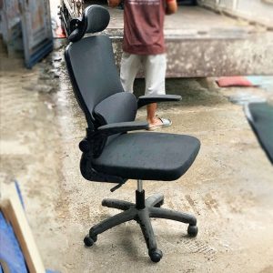 Ghế Công Thái Học Cũ Có Tựa Đầu Lưng Lưới