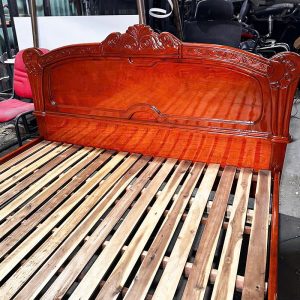 Giường Gỗ Gõ Đỏ Cũ 1m6 Đẹp Sang Trọng