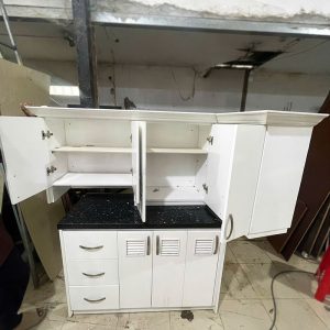 Hệ Tủ Bếp Trên Dưới Góc L Cũ 1m6