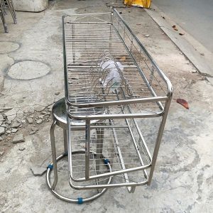 Kệ Treo Inox 87cm Đa Năng Mới 99%