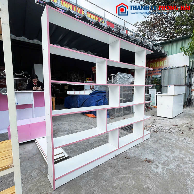 Kệ Trưng Bày Cũ Thiết Kế Nhiều Ngăn 2m