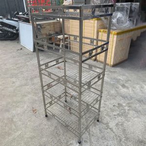 Thanh Lý Kệ Inox 57cm 5 Tầng Mới 99%
