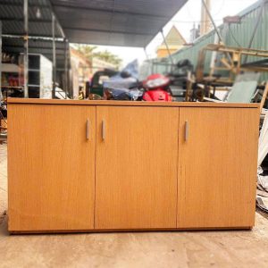 Tủ Hồ Sơ Cũ Gỗ Công Nghiệp Cũ 1m4 3 Cánh