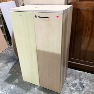 Tủ Hồ Sơ Gỗ MDF 60cm 3 Tầng 2 Cánh Cũ