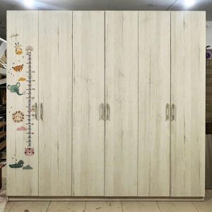 Tủ Quần Áo Cũ 6 Cánh Gỗ Công Nghiệp 2m24