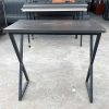 Bàn Làm Việc Chân Chữ X Sắt Mặt Gỗ 80cm Cũ