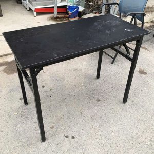 Bàn Làm Việc Cũ Chân Gấp Mặt Gỗ 1m