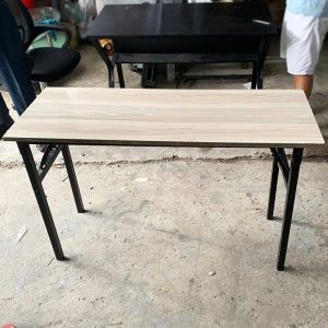 Bàn Làm Việc Cũ Chân Gấp Mặt Gỗ 1m