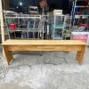Bàn Làm Việc Nhóm Gỗ Cao Su 2m4 Cũ