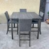 Bộ Bàn Ăn Xuất Khẩu Cũ 4 Ghế Bar