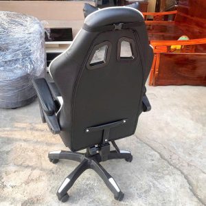 Thanh Lý Ghế Gaming Phối Trắng Đen Bọc Da Mới 99%