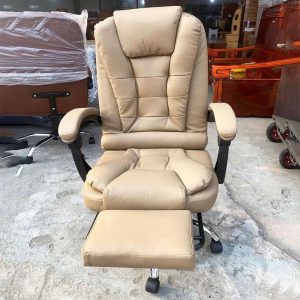 Ghế Giám Đốc Bọc Da Có Gác Chân Mới 99% ( Nhiều Màu)