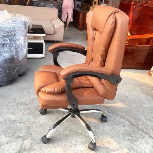 Ghế Giám Đốc Bọc Da Có Gác Chân Mới 99% ( Nhiều Màu)