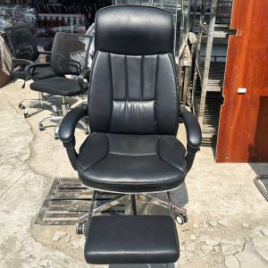 Ghế Giám Đốc Bọc Da Màu Đen Cũ