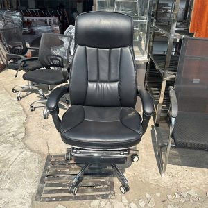 Ghế Giám Đốc Bọc Da Màu Đen Cũ
