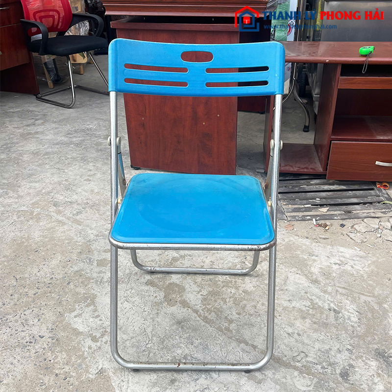 Ghế Nhựa Chân Sắt Cũ 80cm