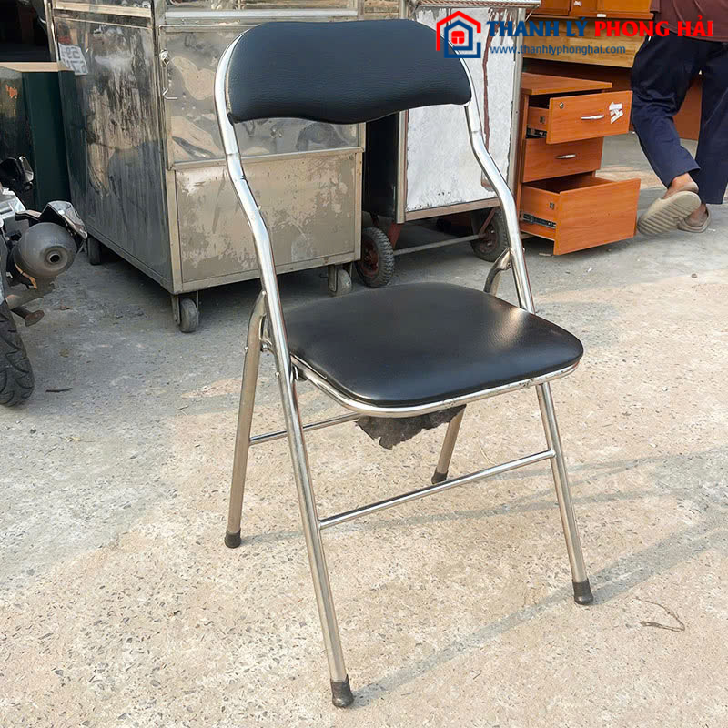 Ghế Xếp Bọc Nệm Khung Kim Loại Cũ