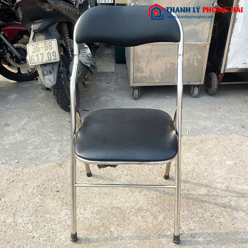 Ghế Xếp Bọc Nệm Khung Kim Loại Cũ