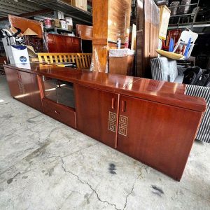 Kệ Tivi Bằng Gỗ Cũ 2m62