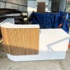 Quầy Lễ Tân Cũ 1m76 Bo Cong