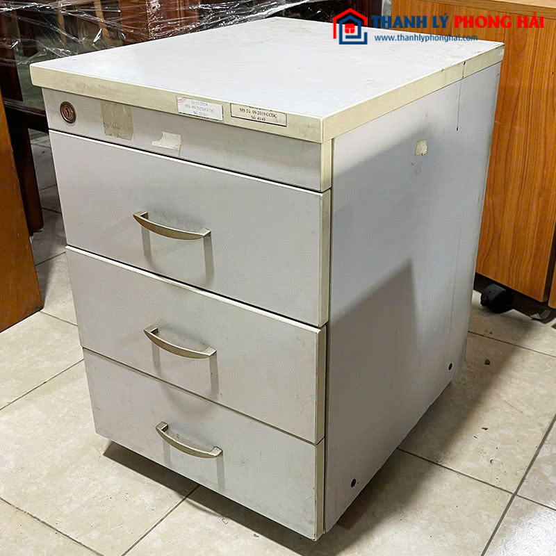Tủ Cabin 3 Ngăn Kéo 40cm Gỗ Công Nghiệp Cũ