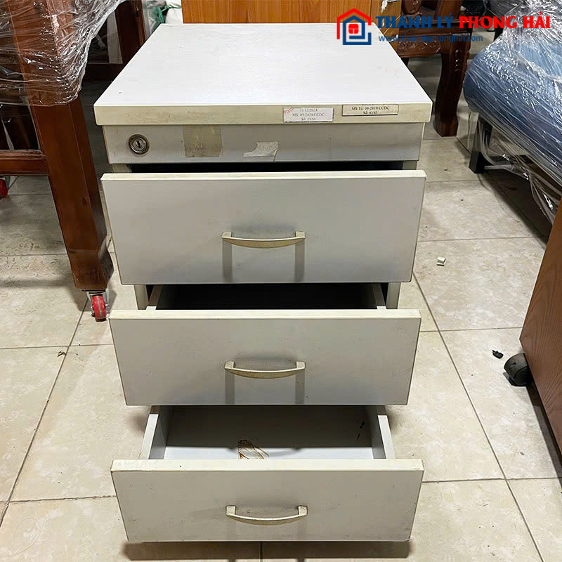 Tủ Cabin 3 Ngăn Kéo 40cm Gỗ Công Nghiệp Cũ