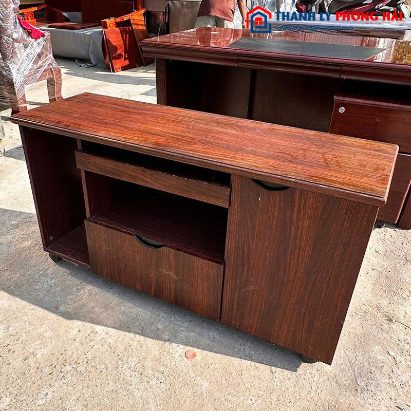 Tủ Hồ Sơ Gỗ 1m2 Nhiều Ngăn Cũ