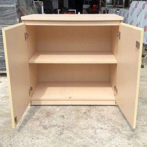 Tủ Hồ Sơ Gỗ Công Nghiệp 2 Cánh 60cm Cũ