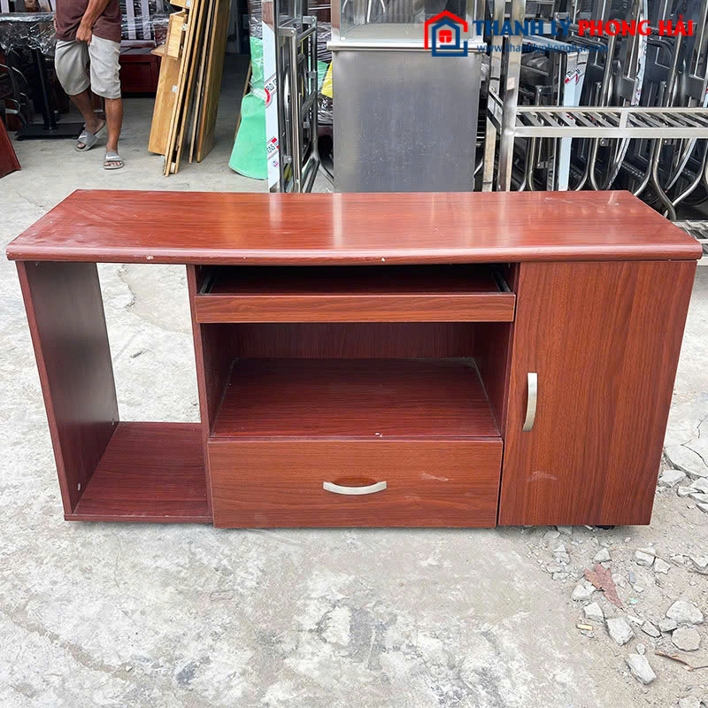 Tủ Hồ Sơ Gỗ Công Nghiệp Cũ 1m18