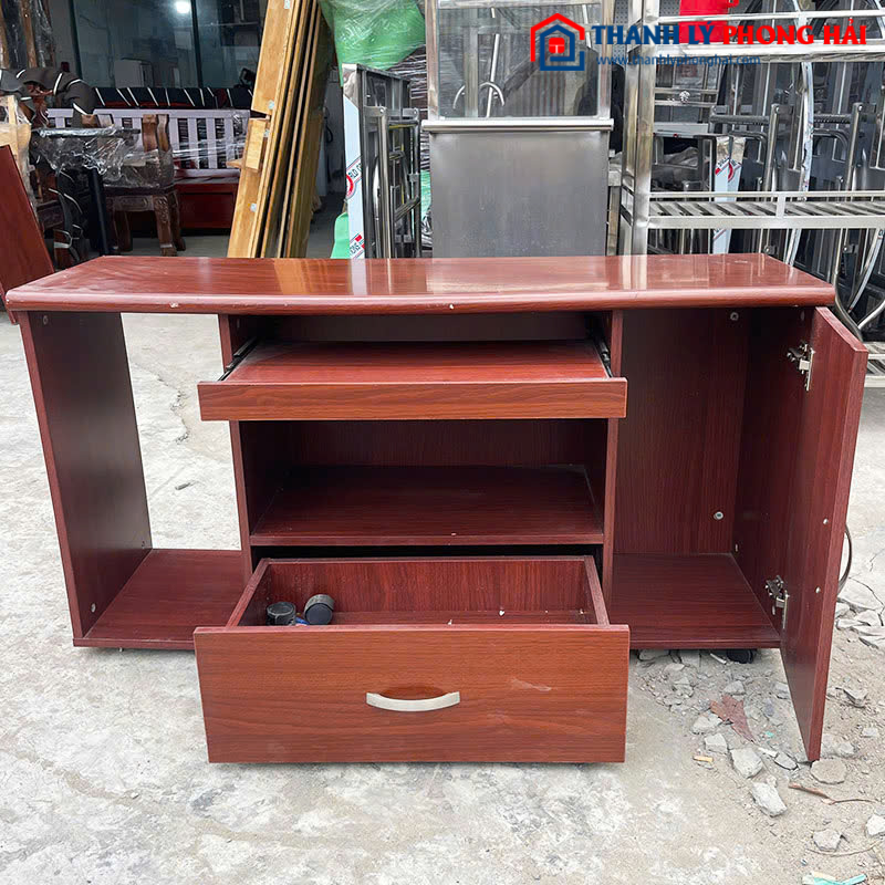 Tủ Hồ Sơ Gỗ Công Nghiệp Cũ 1m18