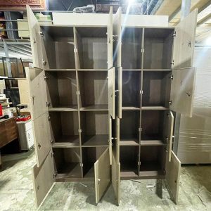 Tủ Locker 16 Ngăn Gỗ Công Nghiệp 1m6 Cũ