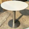 Bàn Cafe Tròn 70cm Cũ Chân Trụ Inox