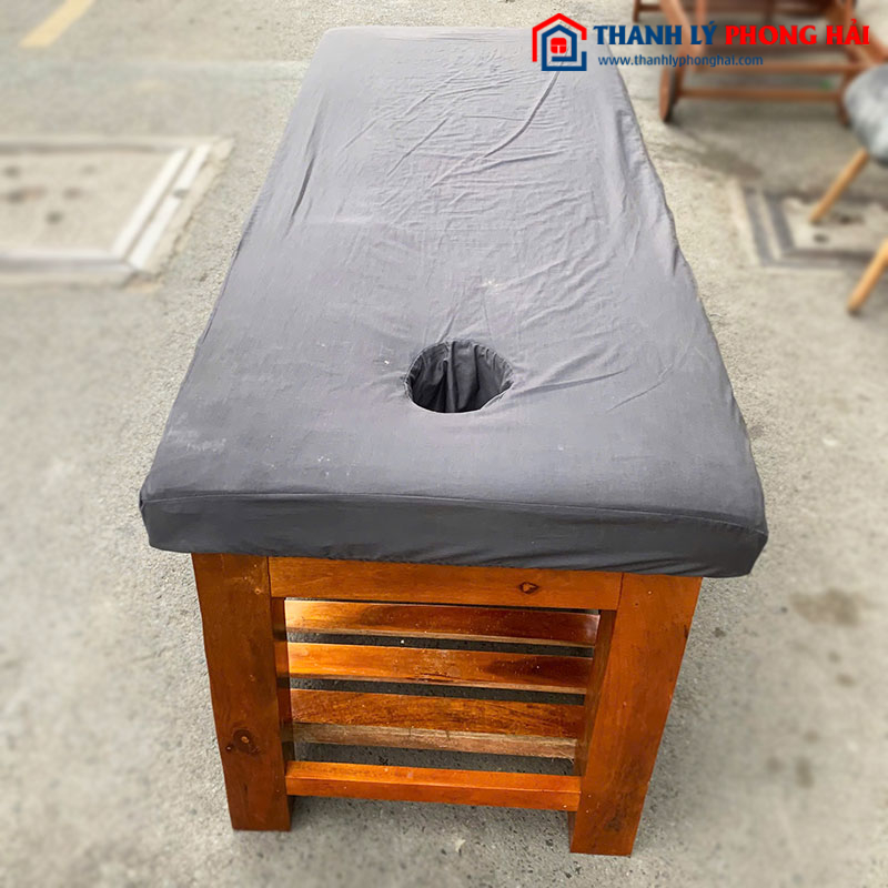 Giường Spa 1m85 Khung Gỗ Cũ (Nhiều Màu)