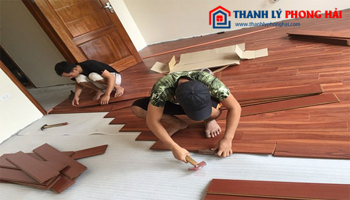 Thi công sàn gỗ