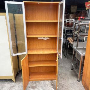 Tủ Trưng Bày Gỗ Công Nghiệp Cánh Kính Cũ 80cm