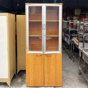 Tủ Trưng Bày Gỗ Công Nghiệp Cánh Kính Cũ 80cm