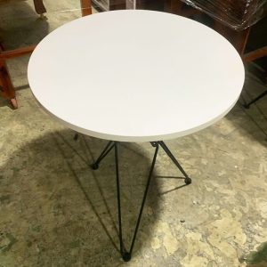 Bàn Cafe Chân Sắt Mặt Gỗ Hiện Đại Cũ (Nhiều Kích Thước)