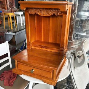 Bàn Thờ Ông Địa 42cm Gỗ Cũ