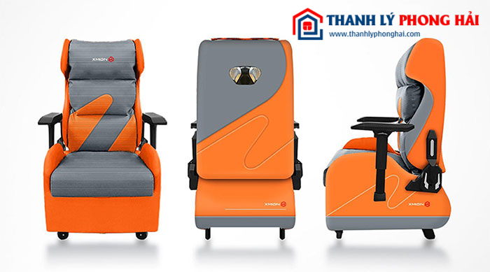 Ghế gaming sofa đỏ mận