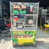 Xe Nước Mía Inox 90cm Kèm Máy Ép Cũ
