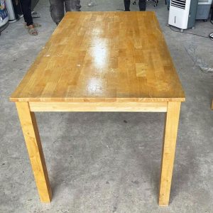 Bàn Ăn Gỗ 1m8 Kèm Ghế Cabin, Ghế Mango Cũ