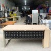 Bàn Làm Việc Bửng Sắt 1m6 Cũ Khung Inox