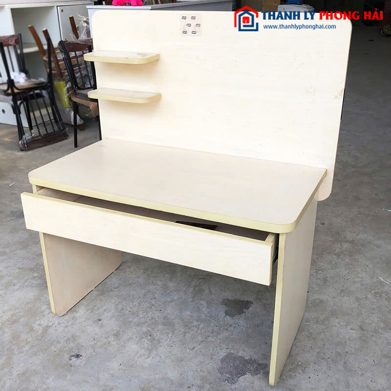 Bàn Làm Việc Cũ Gỗ MDF Kèm Ngăn Kéo