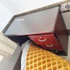 Bàn Làm Việc Gỗ Công Nghiệp Cũ Mặt Kính