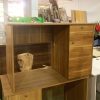 Bàn Làm Việc Gỗ MDF Cũ Kèm Hộc Tủ