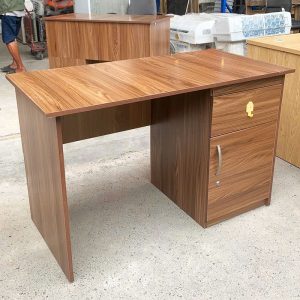 Bàn Làm Việc Gỗ MDF Cũ Kèm Tủ Hồ Sơ