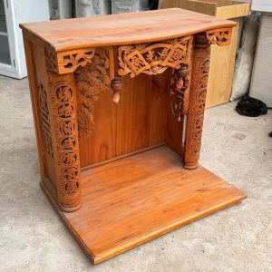 Bàn Thờ Ông Địa Cũ 60cm Kiểu Bệt