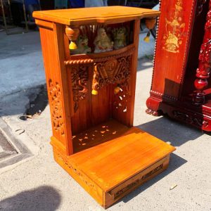 Bàn Thờ Ông Địa Cũ Gỗ Tự Nhiên Nhỏ Gọn