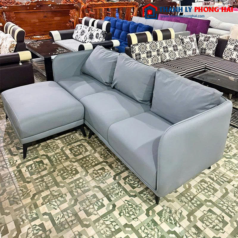 Băng Sofa Chống Mực Kèm Đôn Ghép Góc L 2m Mới 99% (Nhiều Màu)